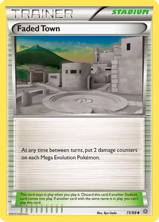 Faded Town — XY - Ancient Origins Pokémon TCG card by Ryo Ueda