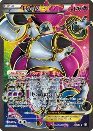 Hoopa EX (89 Full Art) — XY - Ancient Origins Pokémon TCG card by Shin Graphics