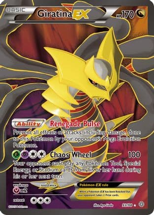 Giratina EX (93 Full Art) — XY - Ancient Origins Pokémon TCG card by Ryo Ueda