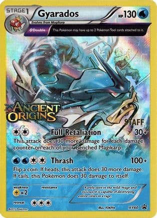 Gyarados - XY60 (Prerelease) [Staff] — XY Promos