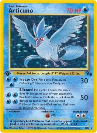 Articuno (2) — Pokémon TCG card