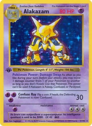 Alakazam — Base Set (Shadowless)