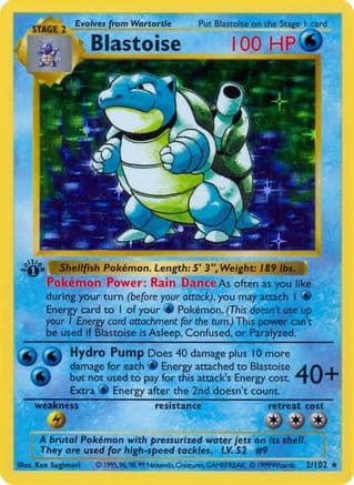 Blastoise — Base Set (Shadowless)