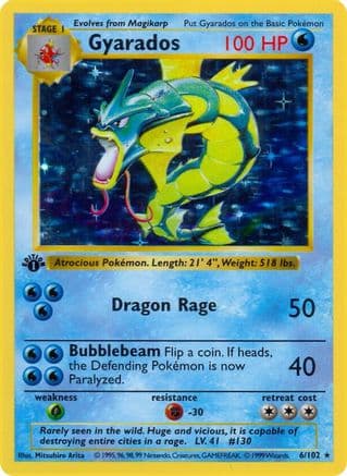 Gyarados — Base Set (Shadowless)