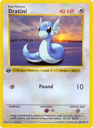 Dratini — Base Set (Shadowless)