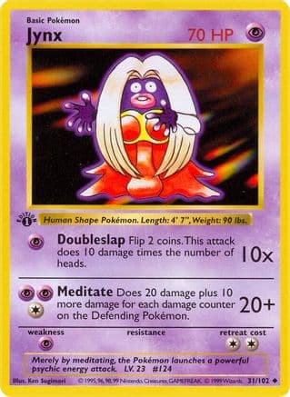 Jynx — Base Set (Shadowless)