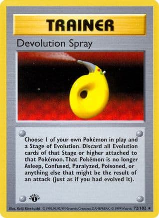 Devolution Spray — Base Set (Shadowless)