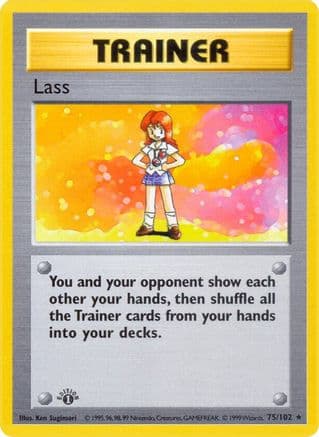 Lass — Base Set (Shadowless)