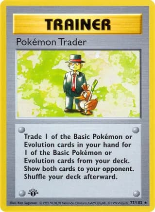 Pokemon Trader — Base Set (Shadowless)