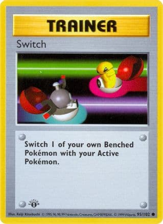 Switch — Base Set (Shadowless) Pokémon TCG card by Keiji Kinebuchi