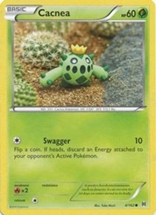 Cacnea — XY - BREAKthrough Pokémon TCG card by Kazuma Koda