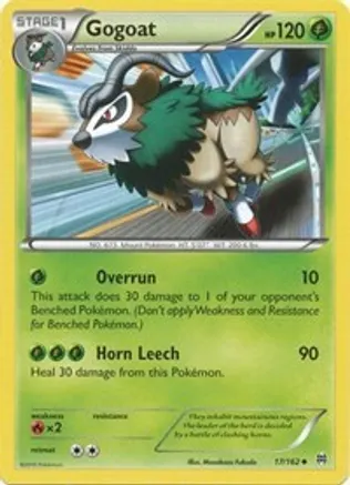 Gogoat — XY - BREAKthrough Pokémon TCG card by Masakazu Fukuda