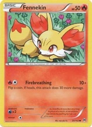 Fennekin — XY - BREAKthrough Pokémon TCG card by ryoma uratsuka