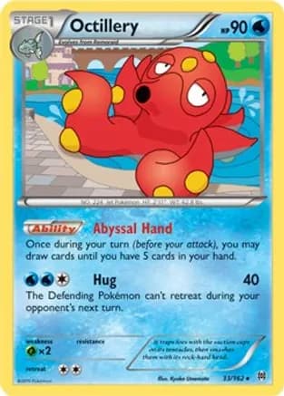 Octillery — XY - BREAKthrough Pokémon TCG card by Kyoko Umemoto
