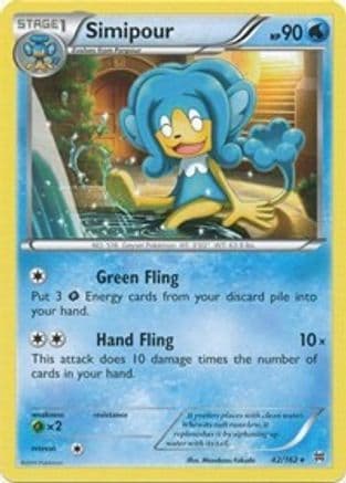 Simipour — XY - BREAKthrough Pokémon TCG card by nagimiso
