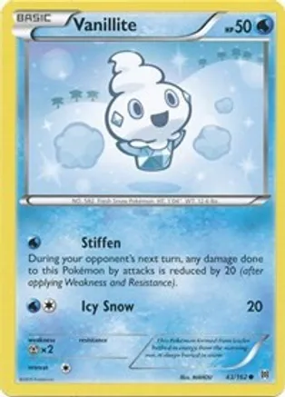 Vanillite — XY - BREAKthrough Pokémon TCG card by miki kudo