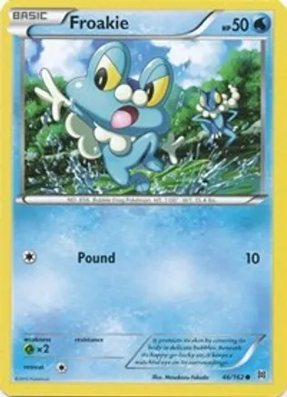 Froakie — XY - BREAKthrough Pokémon TCG card by Masakazu Fukuda