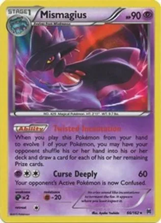 Mismagius — XY - BREAKthrough Pokémon TCG card by Ayaka Yoshida