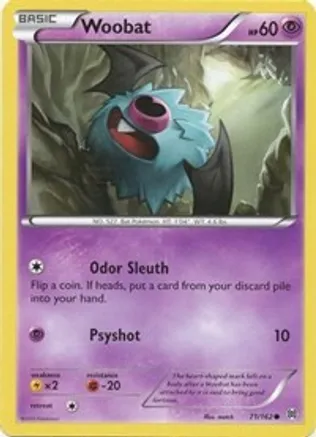Woobat — XY - BREAKthrough Pokémon TCG card by match