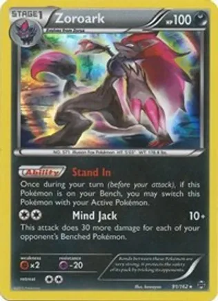 Zoroark — XY - BREAKthrough Pokémon TCG card by Masakazu Fukuda