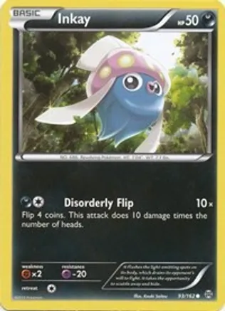 Inkay — XY - BREAKthrough Pokémon TCG card by Kouki Saitou