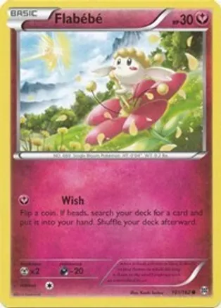 Flabebe — XY - BREAKthrough Pokémon TCG card by Naoki Saito