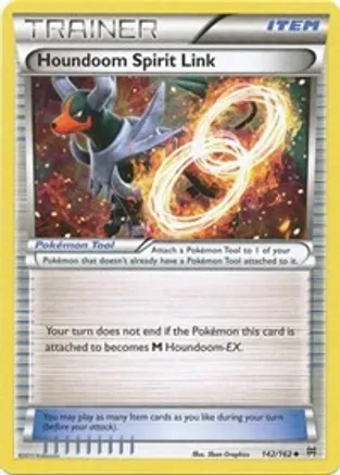 Houndoom Spirit Link — XY - BREAKthrough Pokémon TCG card by 5ban Graphics