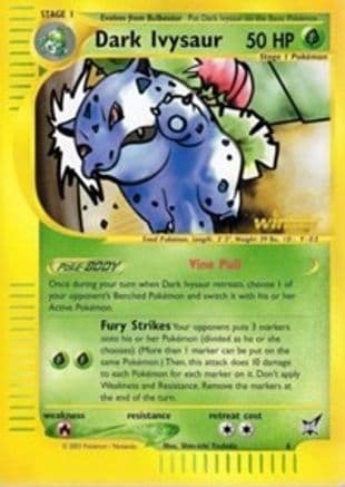 Dark Ivysaur - 6 [Winner] — Best of Promos Pokémon TCG card by Shin-ichi Yoshida
