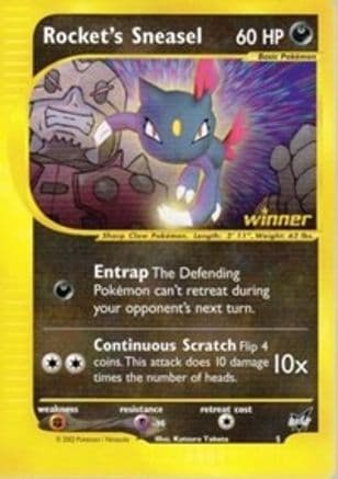 Rocket's Sneasel - 5 [Winner] — Best of Promos Pokémon TCG card by Katsura Tabata
