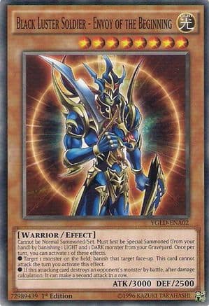 Black Luster Soldier - Envoy of the Beginning — King of Games: Yugi's Legendary Decks Yu-Gi-Oh! card by KAZUKI TAKAHASHI