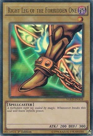 Right Leg of the Forbidden One — Yu-Gi-Oh! card
