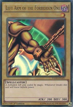 Left Arm of the Forbidden One — Yu-Gi-Oh! card