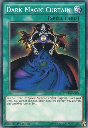 Dark Magic Curtain — King of Games: Yugi's Legendary Decks Yu-Gi-Oh! card by KAZUKI TAKAHASHI