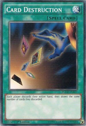 Card Destruction — King of Games: Yugi's Legendary Decks Yu-Gi-Oh! card by KAZUKI TAKAHASHI