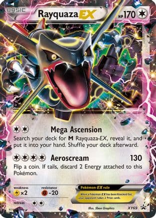 Rayquaza EX (Shiny) — XY Promos Pokémon TCG card by Sbon Graphics