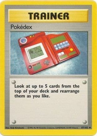 Pokedex — Base Set Pokémon TCG card by Keiji Kinebuchi