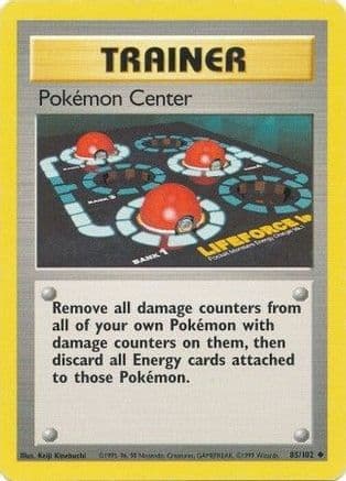 Pokemon Center — Base Set Pokémon TCG card by Keiji Kinebuchi
