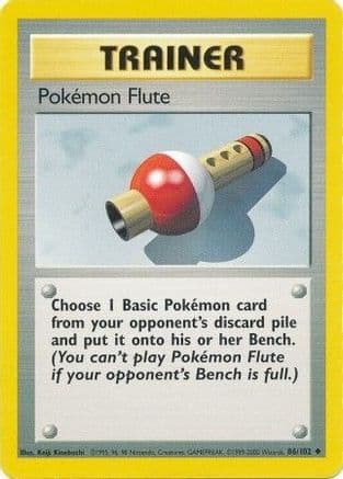 Pokemon Flute — Base Set Pokémon TCG card by Keiji Kinebuchi