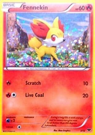 Fennekin - 3/12 — McDonald's Promos 2014 Pokémon TCG card by Mitsuhiro Arita