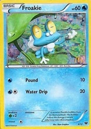 Froakie - 4/12 — McDonald's Promos 2014 Pokémon TCG card by Shin Graphics