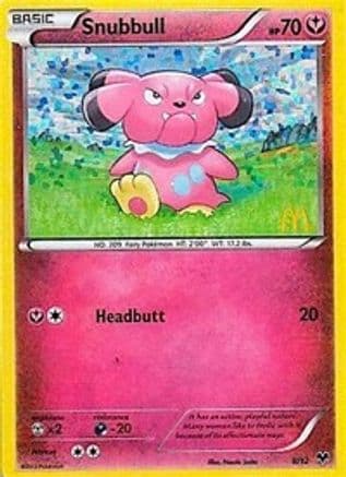 Snubbull - 8/12 — McDonald's Promos 2014 Pokémon TCG card by Mitsuhiro Arita
