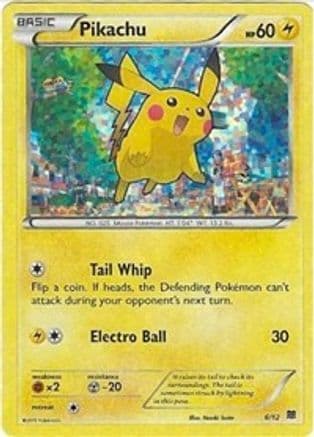 Pikachu - 6/12 — McDonald's Promos 2015 Pokémon TCG card by Naoki Saito