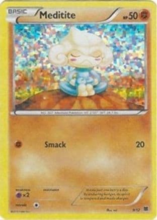 Meditite - 9/12 — McDonald's Promos 2015 Pokémon TCG card by Mitsuhiro Arita