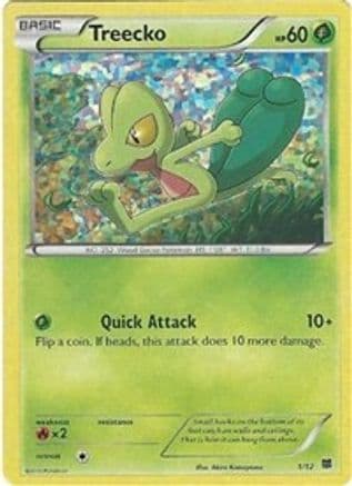 Treecko - 1/12 — McDonald's Promos 2015 Pokémon TCG card by Akira Komayama
