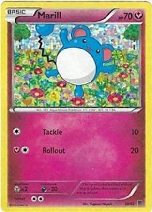 Marill - 10/12 — McDonald's Promos 2015 Pokémon TCG card by Yusuke Ishikawa