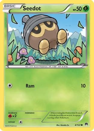 Seedot — XY - BREAKpoint Pokémon TCG card by Kanako Eo