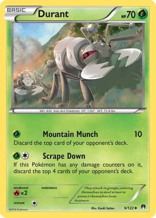 Durant — XY - BREAKpoint Pokémon TCG card by Kouki Saitou