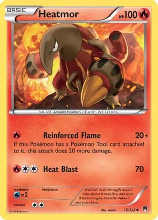 Heatmor — XY - BREAKpoint Pokémon TCG card by match