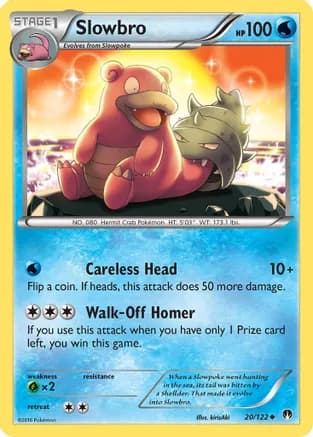 Slowbro — XY - BREAKpoint Pokémon TCG card by Mina Nakai