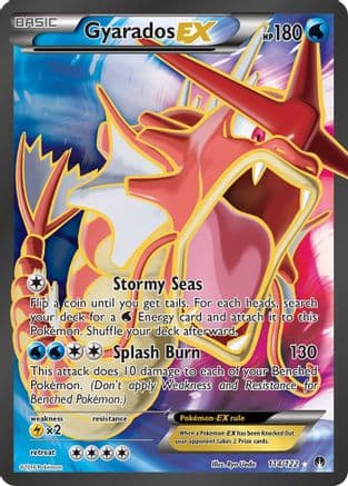 Gyarados EX (Full Art) — Pokémon TCG card